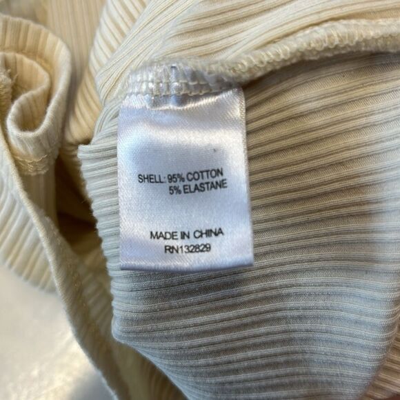 Lovers + Friends  | Cream Lynn Buckle Belt Crop Top M - Picture 10 of 11